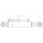 Barre de poussée hydraulique UNIVERSEL TENNN356025022