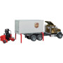 Camion de livraison avec chariot élévateur miniature BRUDER U02828