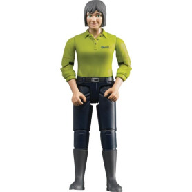 Figurine féminine avec pantalon foncé BRUDER U60405