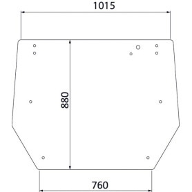 Vitre de cabine arrière UNIVERSEL V33118310N