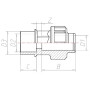 Raccord VDL V731016