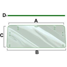 Vitre de cabine VAPORMATIC VPM7129