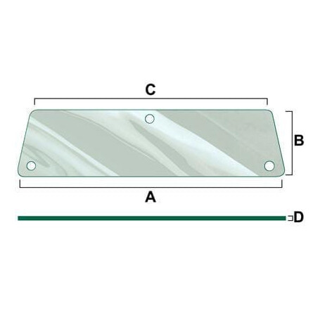 Vitre de porte VAPORMATIC VPM7154