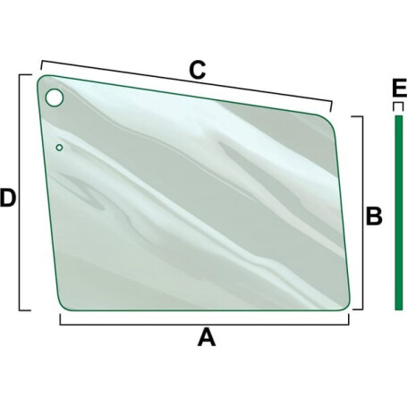 Vitre de porte VAPORMATIC VPM7155