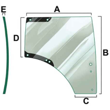 Vitre de porte VAPORMATIC VPM7431