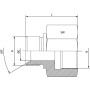 Adaptateur DICSA VRB0402RVS