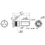 Boulon de roue UNIVERSEL 185400M1N
