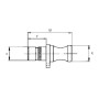 Embout stop 10mm CEJN WEO147230400