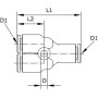 Raccord UNIVERSEL YC16P
