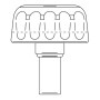 Bouton PIUSI F0875500A