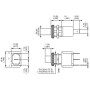 Bouton-poussoir APEM 47318