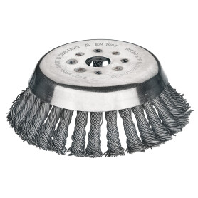 Tête brosse conique 36 tresses métallique DOLMAR, ECHO, SOLO, UNIVERSEL 1615624