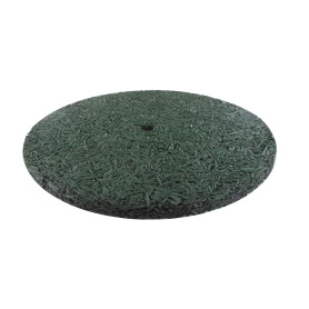 Tapis d'arbre rond en caoutchouc recyclé vers/marron UNIVERSEL 9202542
