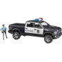 Camion de police RAM 2500 avec policier BRUDER U02505
