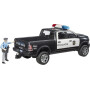 Camion de police RAM 2500 avec policier BRUDER U02505
