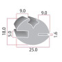 Caoutchouc UNIVERSEL CA8530
