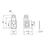 Connecteur CAMOZZI 122701