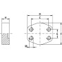 Contre bride OLEO TECNICA GFC612M