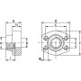 Contre bride OLEO TECNICA GFS320GU16
