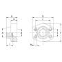 Contre bride OLEO TECNICA GFS620GU16
