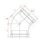 Coude UNIVERSEL FG1201RVS