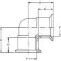 Coude 90 degrés GEOLINE 8019151