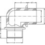Coude 90 degrés GEOLINE 8020401