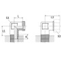Coude VOSS WES12L12NPT