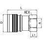 Raccord PARKER IB3811