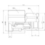 Coupleur DNP SKSM25C12HEX