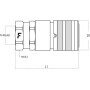 Coupleur FASTER FFH1034GASF