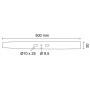 Messer unterlegscheibe Universal 50 Cm