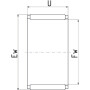 Couronne à aiguilles SKF K17X21X10