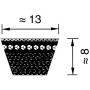Courroie OPTIBELT AX131986
