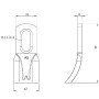 Couteau UNIVERSEL DB353N