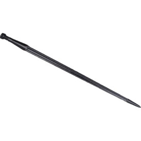 Dente caricatore dritto sezione a stella 36x815 mm a punta e dado M22x1,5 mm nero GOPART 5192FT1N1