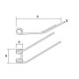 Dent de faneuse VAPORMATIC VLH7030