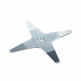 Lame robot tondeuse courbée 4 dents diamètre 250 mm outils WOLF roz25 r10ac - r10d
