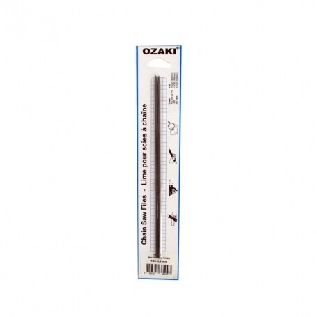 Jeu de 2 limes rondes OZAKI diamètre 3,6 mm Longueur 15 cm