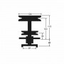 Cuscinetto Lame AYP 121705X - 121704X -106040X - 106041X HUSQVARNA 532106041 - 532121705