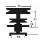 Cuscinetto AYP 136819 - 121622X - 136818 - 105483X - 106037X HUSQVARNA 532121658 - 532136819