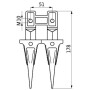 Doigt de coupe UNIVERSEL 22160N