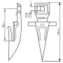 Dent de coupe UNIVERSEL 0005221821KR