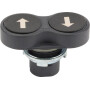 Double bouton-poussoir NEW-ELFIN 020P2NNS47