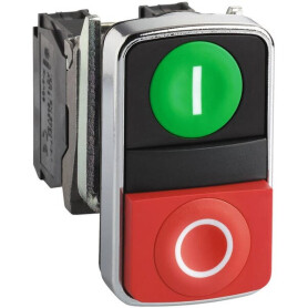 Double bouton-poussoir SCHNEIDER-ELECTRIC ZB4BA7341