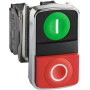 Double bouton-poussoir SCHNEIDER-ELECTRIC ZB4BA7341