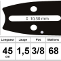 Guide Dynamac - Ozaki coupe 45 cm