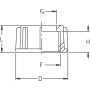 Ecrou GEOLINE 8040301