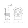 Ecrou UNIVERSEL 692620P001