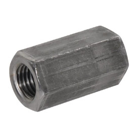 Verlängerungsmutter DIN6334 M10x1,5 schwarz UNIVERSAL 633410B